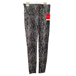 Spanx Faux Leather Leggings HighWaist Full Length Sz Medium Athletic Wear New